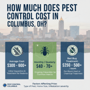 How Much Does Pest Control Cost in Columbus, OH